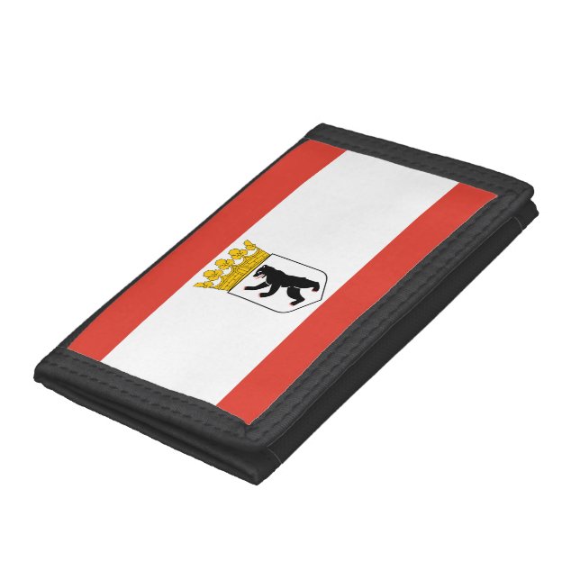 Flag of Berlin Tri-fold Wallet (Bottom)