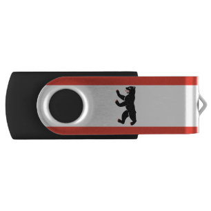 Flag of Berlin USB Flash Drive
