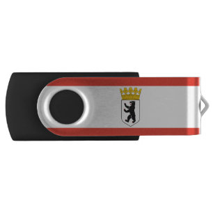 Flag of Berlin USB Flash Drive