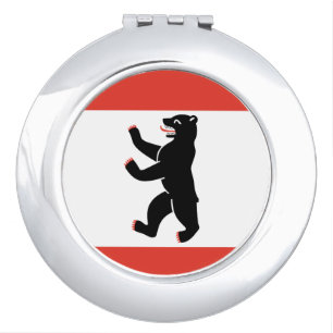 Flag of Berlin Vanity Mirror