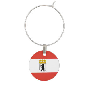 Flag of Berlin Wine Charm