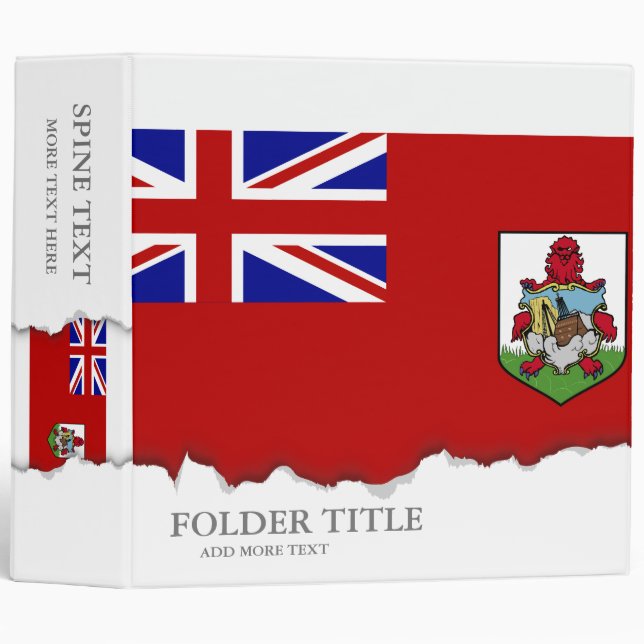 Flag of Bermuda Binder (Front/Spine)