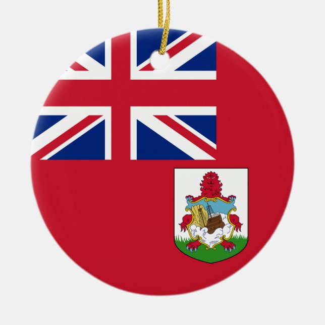Flag of Bermuda Ceramic Ornament (Front)