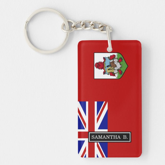 Flag of Bermuda Keychain (Front)