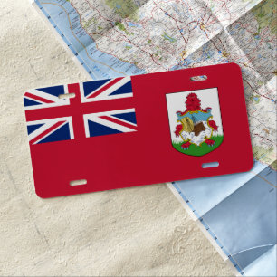 Flag of Bermuda License Plate