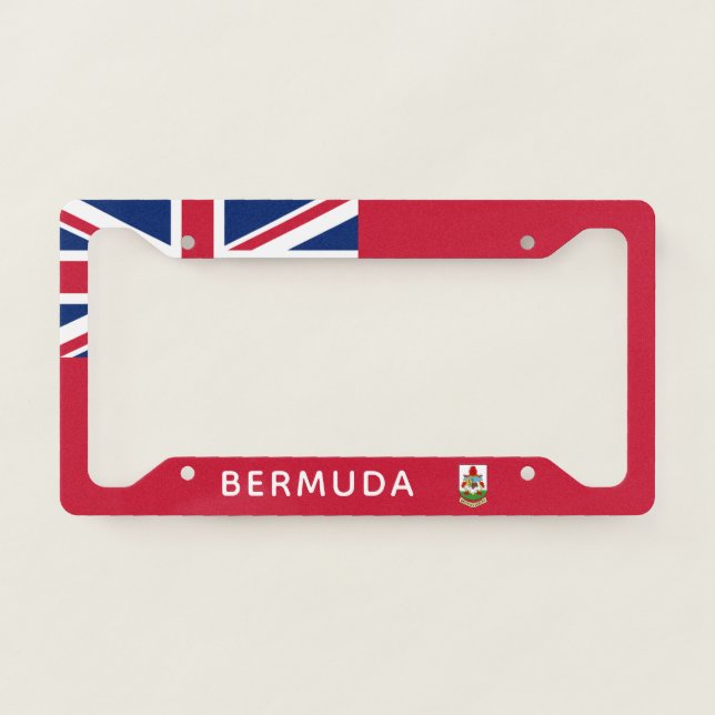 Flag of Bermuda License Plate Frame (Front)