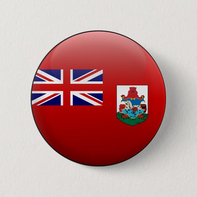Flag of Bermuda Pinback Button (Front)