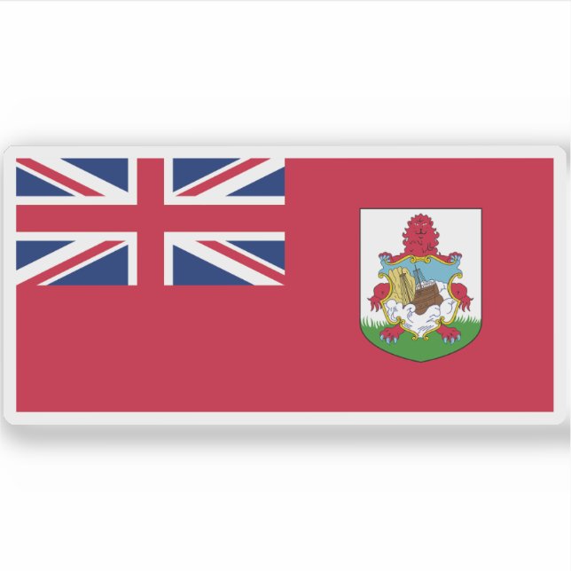 Flag of Bermuda Sticker (Front)