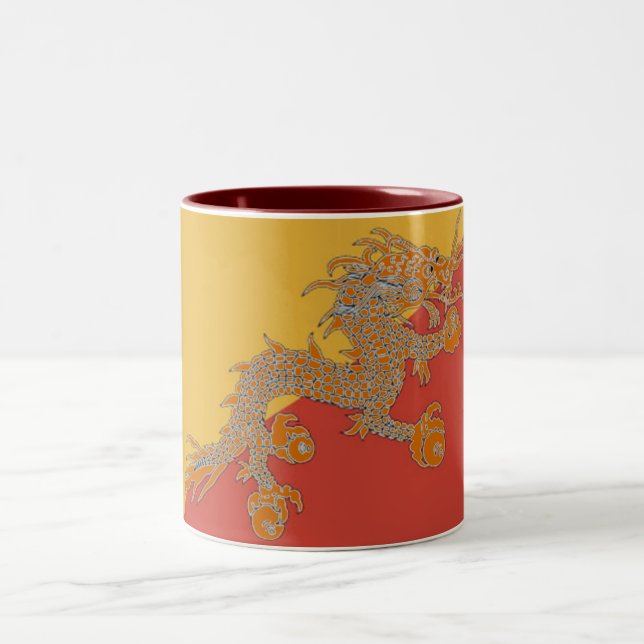 Flag of Bhutan Mug (Center)