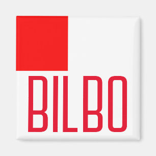 Flag of Bilbao Magnet