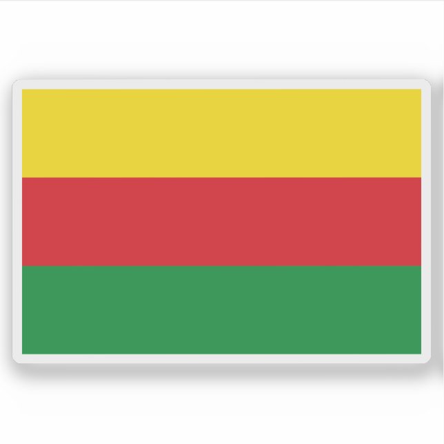 Flag of Bilzen, Belgium Sticker (Front)