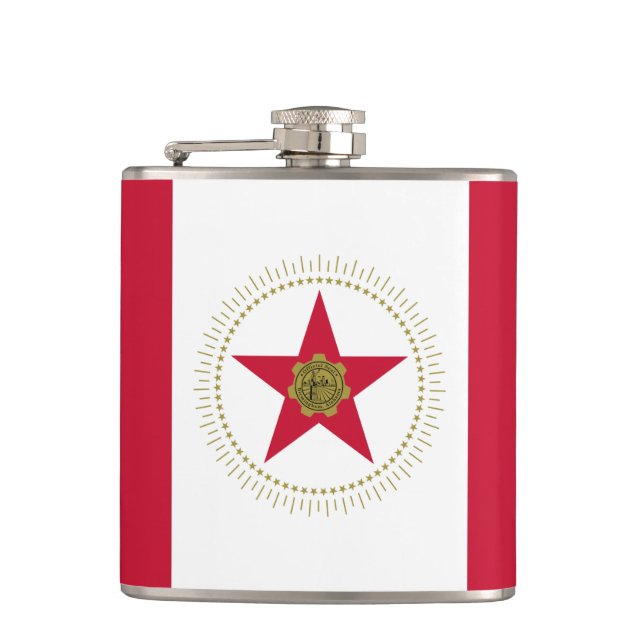 Flag of Birmingham, Alabama Flask (Front)