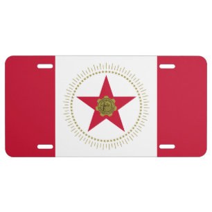 Flag of Birmingham, Alabama License Plate