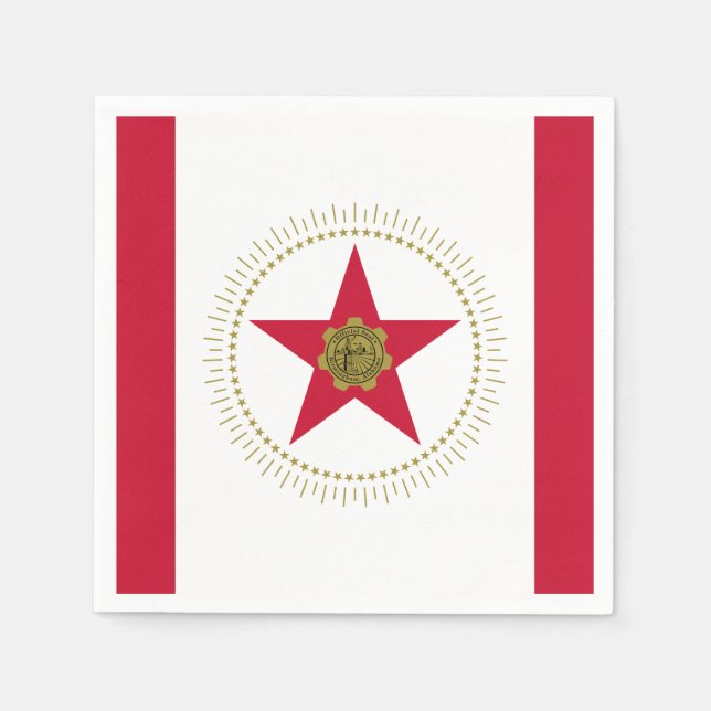 Flag of Birmingham, Alabama Napkins (Front)