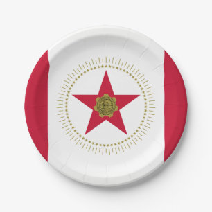 Flag of Birmingham, Alabama Paper Plates