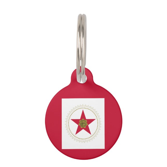 Flag of Birmingham, Alabama Pet ID Tag (Front)