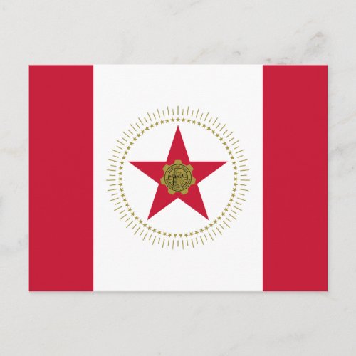 Flag of Birmingham Alabama Postcard