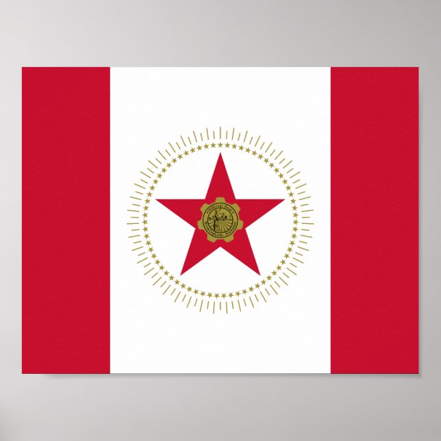 Flag of Birmingham, Alabama Poster (Front)