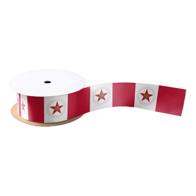 Flag of Birmingham, Alabama Satin Ribbon (Spool)
