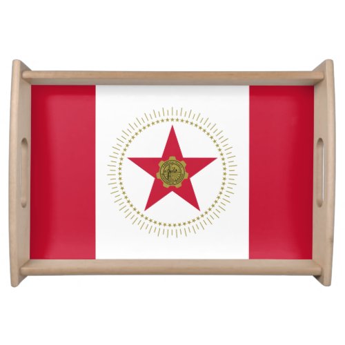 Flag of Birmingham Alabama Serving Tray