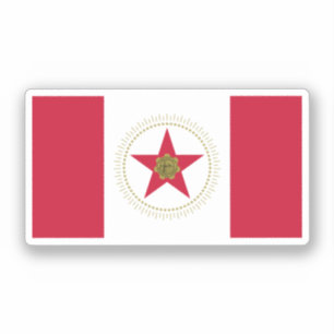 Flag of Birmingham, Alabama Sticker