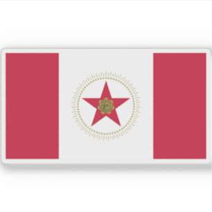 Flag of Birmingham, Alabama, USA Sticker