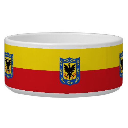 Flag of Bogota Colombia Bowl