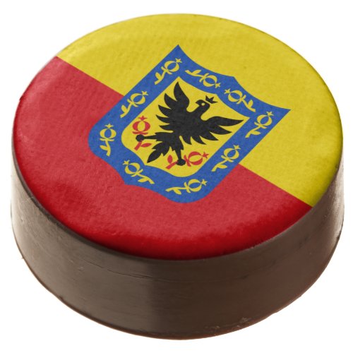 Flag of Bogota Colombia Chocolate Covered Oreo