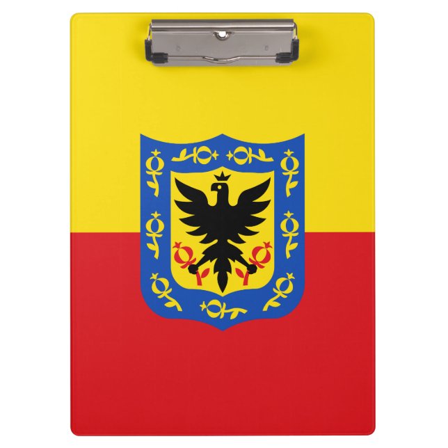 Flag of Bogota, Colombia Clipboard (Front)