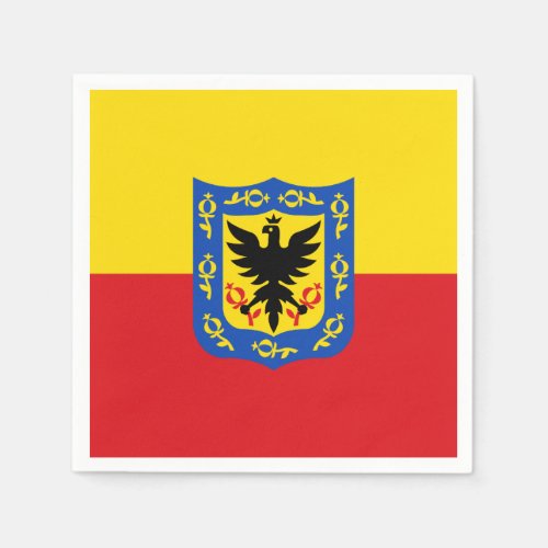 Flag of Bogota Colombia Napkins