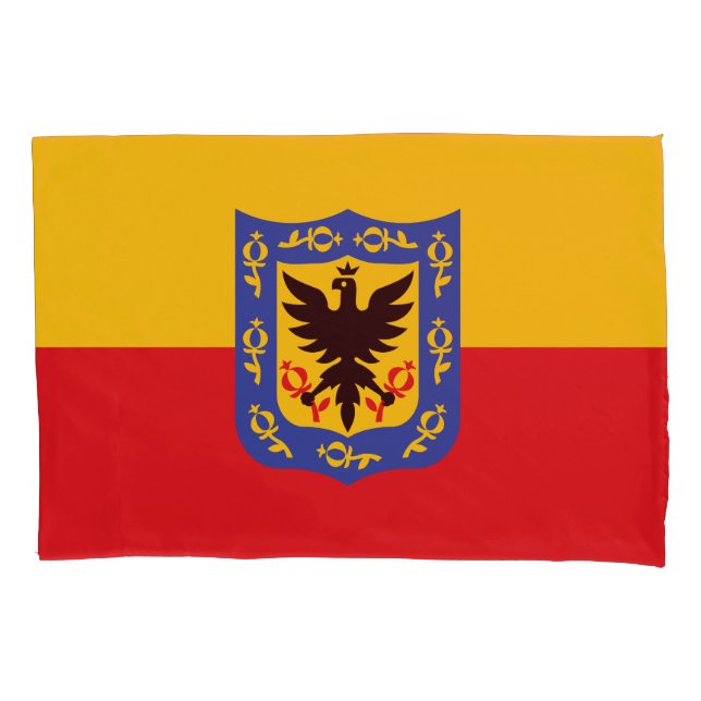 Flag of Bogota, Colombia Pillow Case (Front)