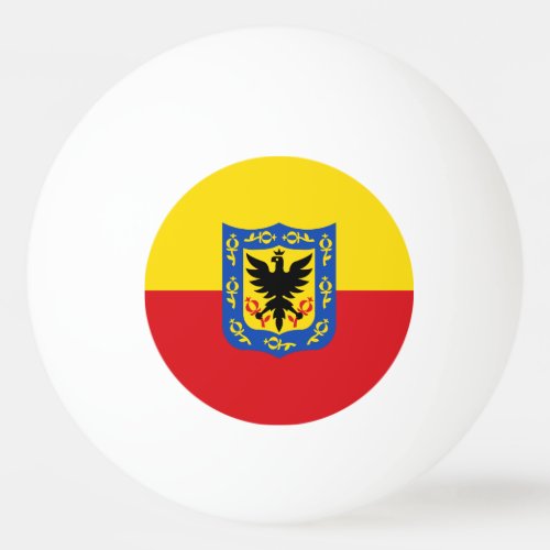 Flag of Bogota Colombia Ping Pong Ball
