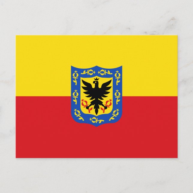 Flag of Bogota, Colombia Postcard (Front)