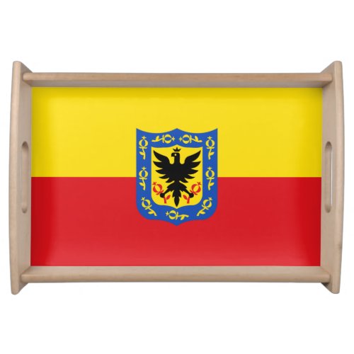 Flag of Bogota Colombia Serving Tray