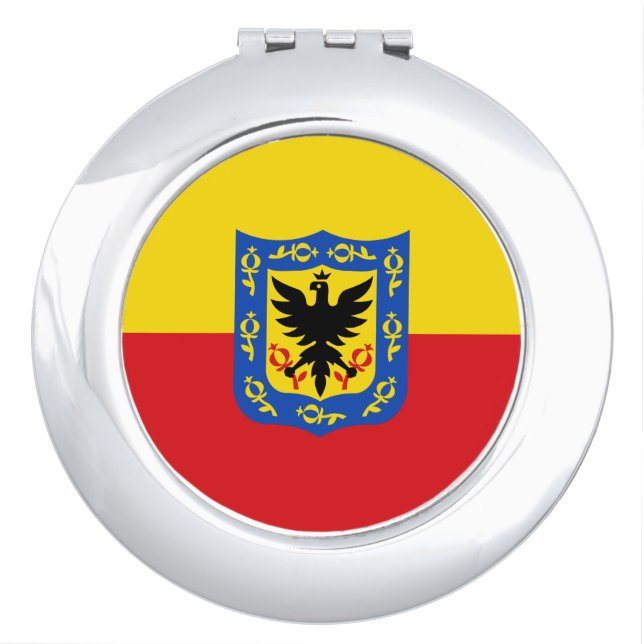 Flag of Bogota, Colombia Vanity Mirror (Front)