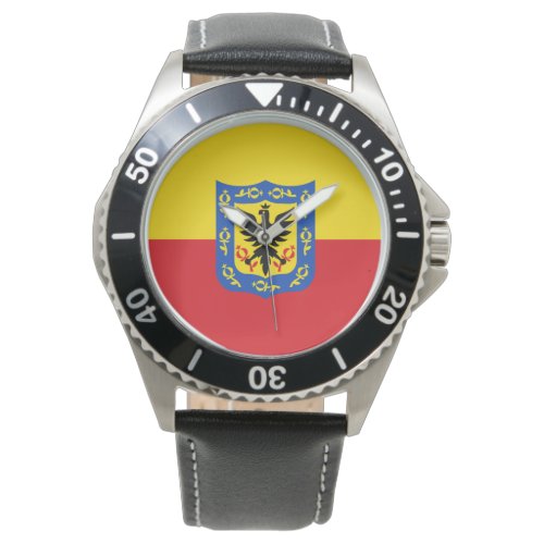 Flag of Bogota Colombia Wristwatch