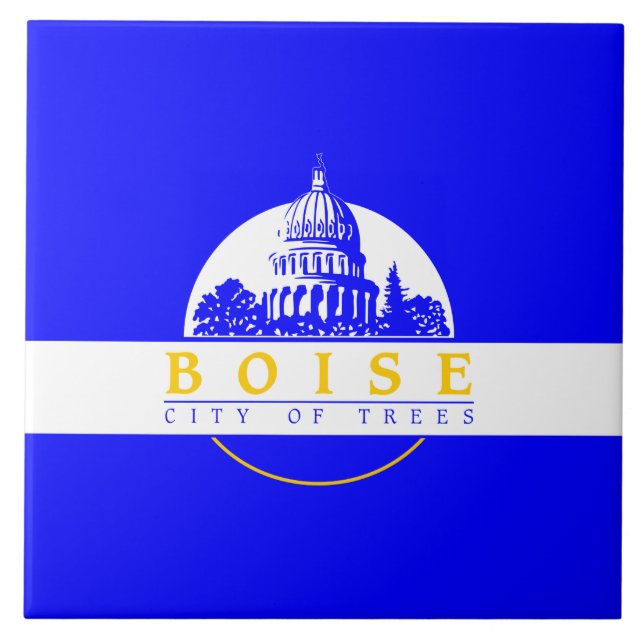 Flag of Boise (Idaho City) Ceramic Tile (Front)