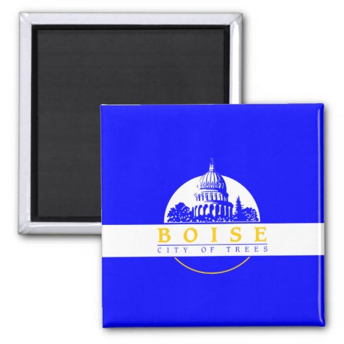 Flag of Boise Idaho City Magnet