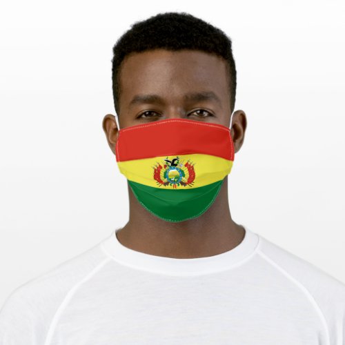 Flag of Bolivia Adult Cloth Face Mask