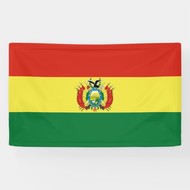 Flag of Bolivia Banner (Horizontal)