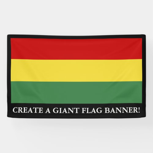 Flag of Bolivia Banner