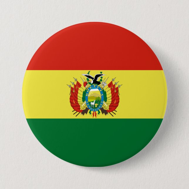 Flag of Bolivia Button (Front)