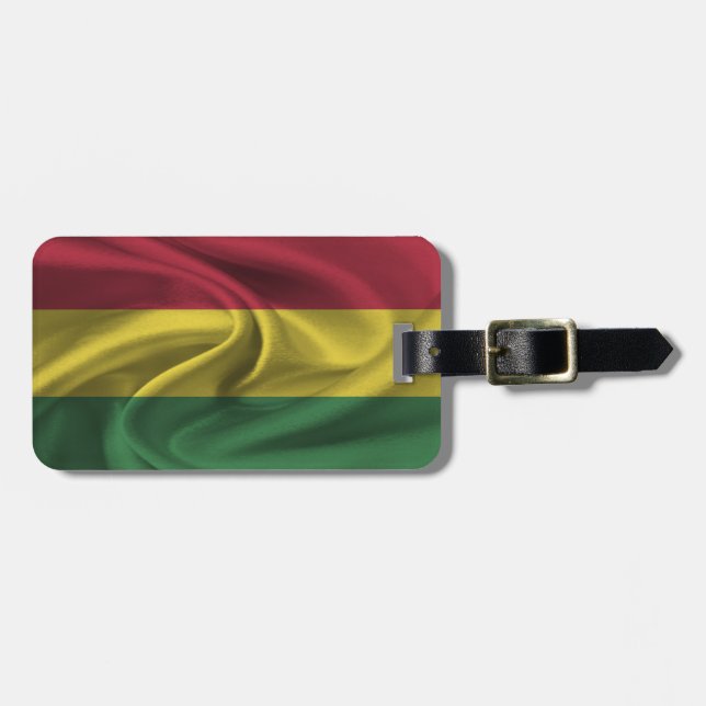 Flag Of Bolivia Luggage Tag (Front Horizontal)