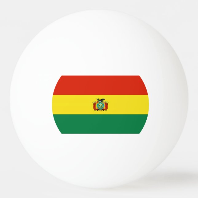 Flag of Bolivia Ping-Pong Ball (Back)
