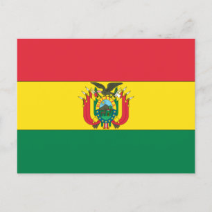 Flag of Bolivia Postcard