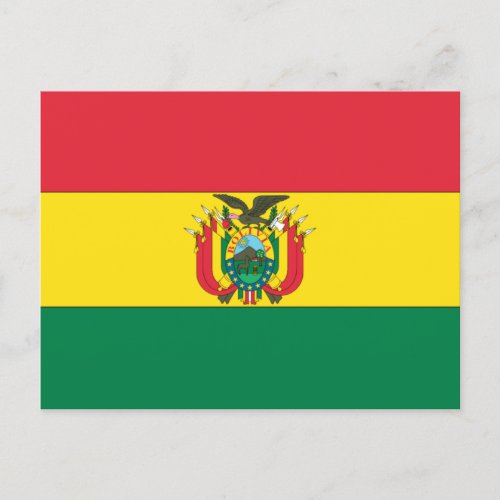 Flag of Bolivia Postcard