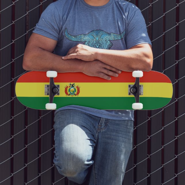 Flag of Bolivia Skateboard (Outdoor 3)