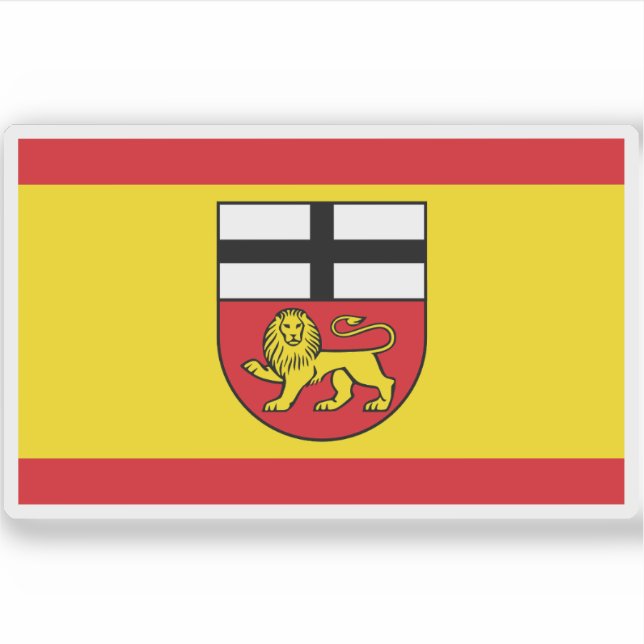 Flag of Bonn, Germany Sticker (Front)