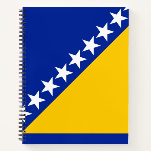 Flag of Bosnia and Herzegovina Notebook