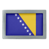 Bosnia and Herzegovina Flag Canvas Web Belt Red BiH Military Friction Buckle Bosnia-Herzegovina-Flag__32662  main image 4